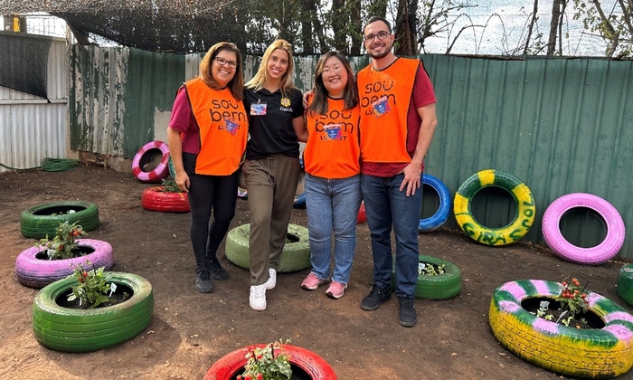 Lwart Soluções Ambientais se uniu ao Projeto Girassol em Bauru para um “dia de fazer o bem”