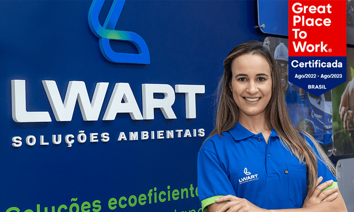 A Lwart é Great Place To Work, uma das certificações de maior prestígio do mundo corporativo. O selo GPTW reconhece empresas que têm, na visão de seus colaboradores, excelentes níveis de satisfação de bem-estar, benefícios e desenvolvimento pessoal no ambiente de trabalho.